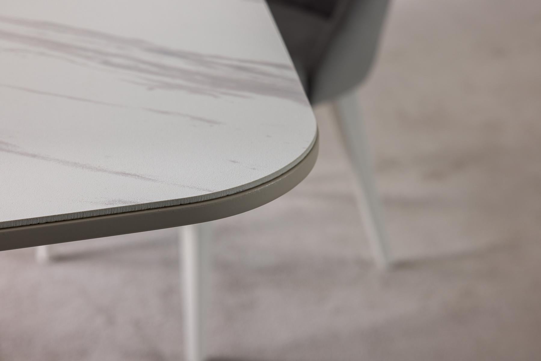 Трапезна маса «Puzzle Ellips Cylinder» + керамичен плот