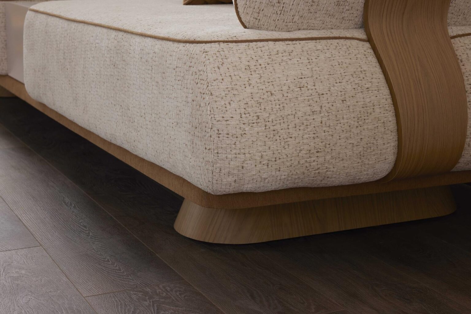 Четириместен диван «Roma» + конзолна масичка, размер 282х75х95см