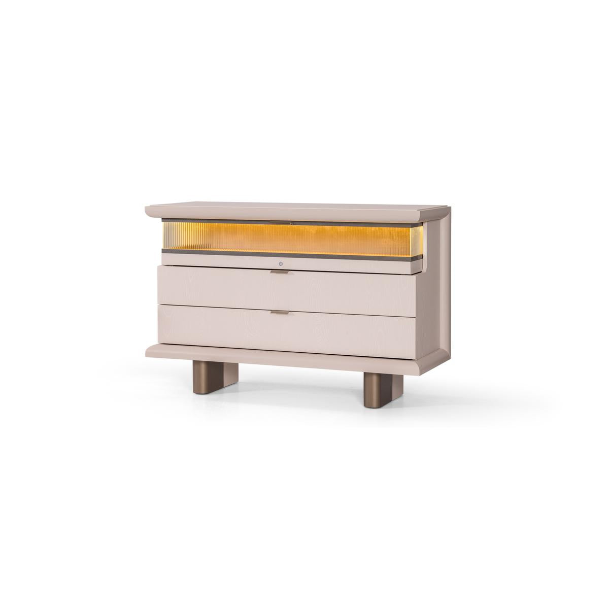 Скрин «Sahara» с три чекмеджета и LED осветление, размер 132х87х45см