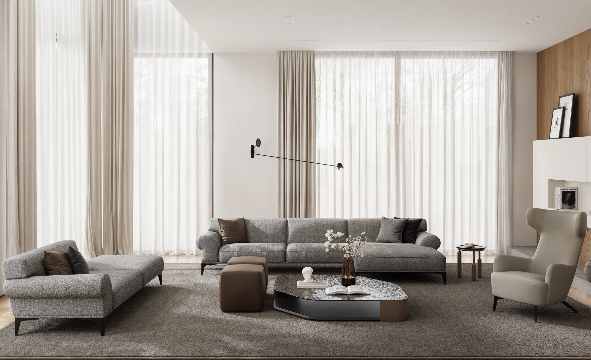 19 готови конфигурации на модулен диван «Valencia»