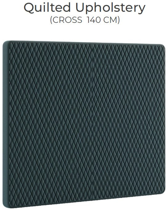 Модулна тапицирана табла за легло «Alfa» с осветление