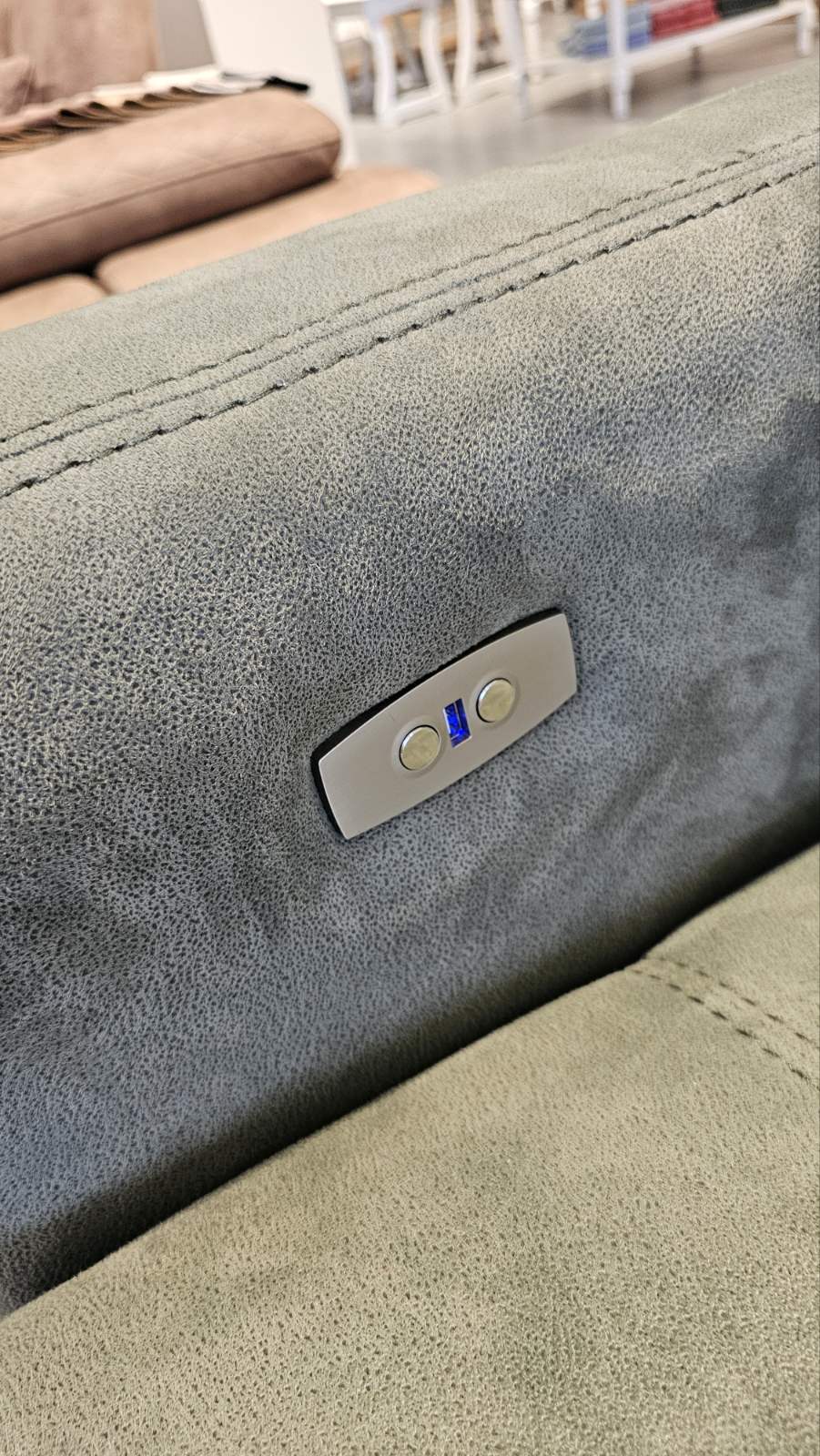 Ъглов диван Gizem Relax с 2TV  механизма - Аутлет