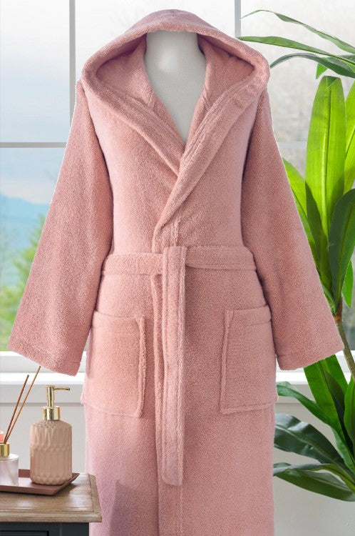 Халат за баня «Woven Tarcin» с качулка, размер S/M