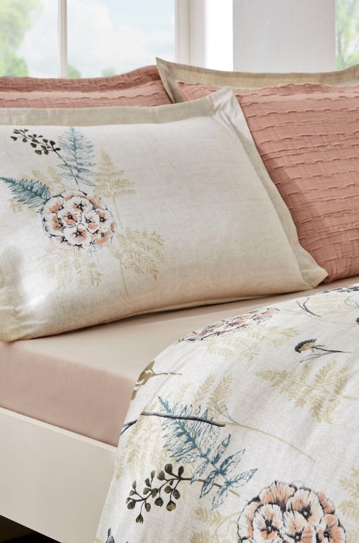Двоен спален комплект «Phlox» с покривало, 7 части, памук