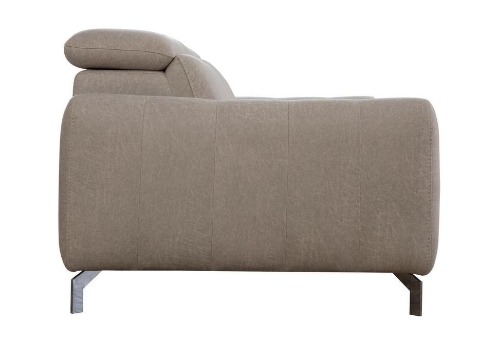 Триместен разтегателен диван «Burgaz» + електрически механизъм, 2 декоративни възглавници, ширина 220см