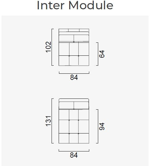 10 модула за модулен разтегателен диван «Panamera Comfort»