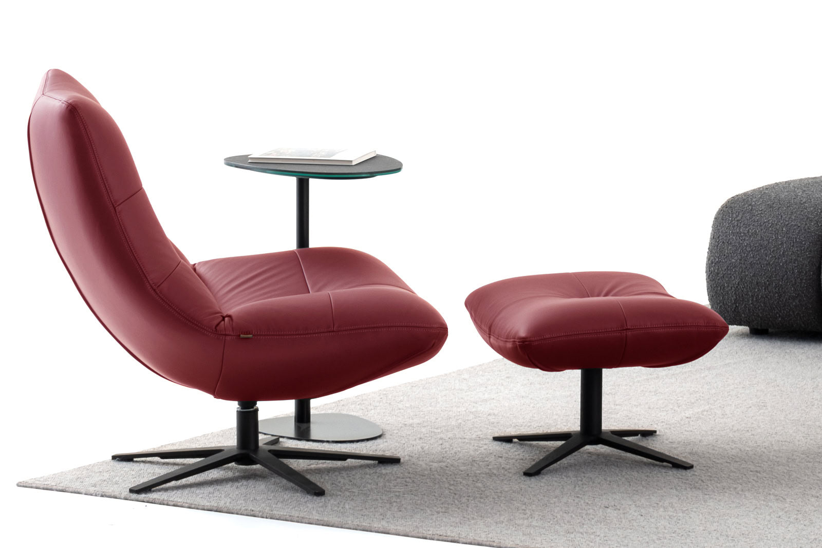 Табуретка «Zen» - с естествена кожа