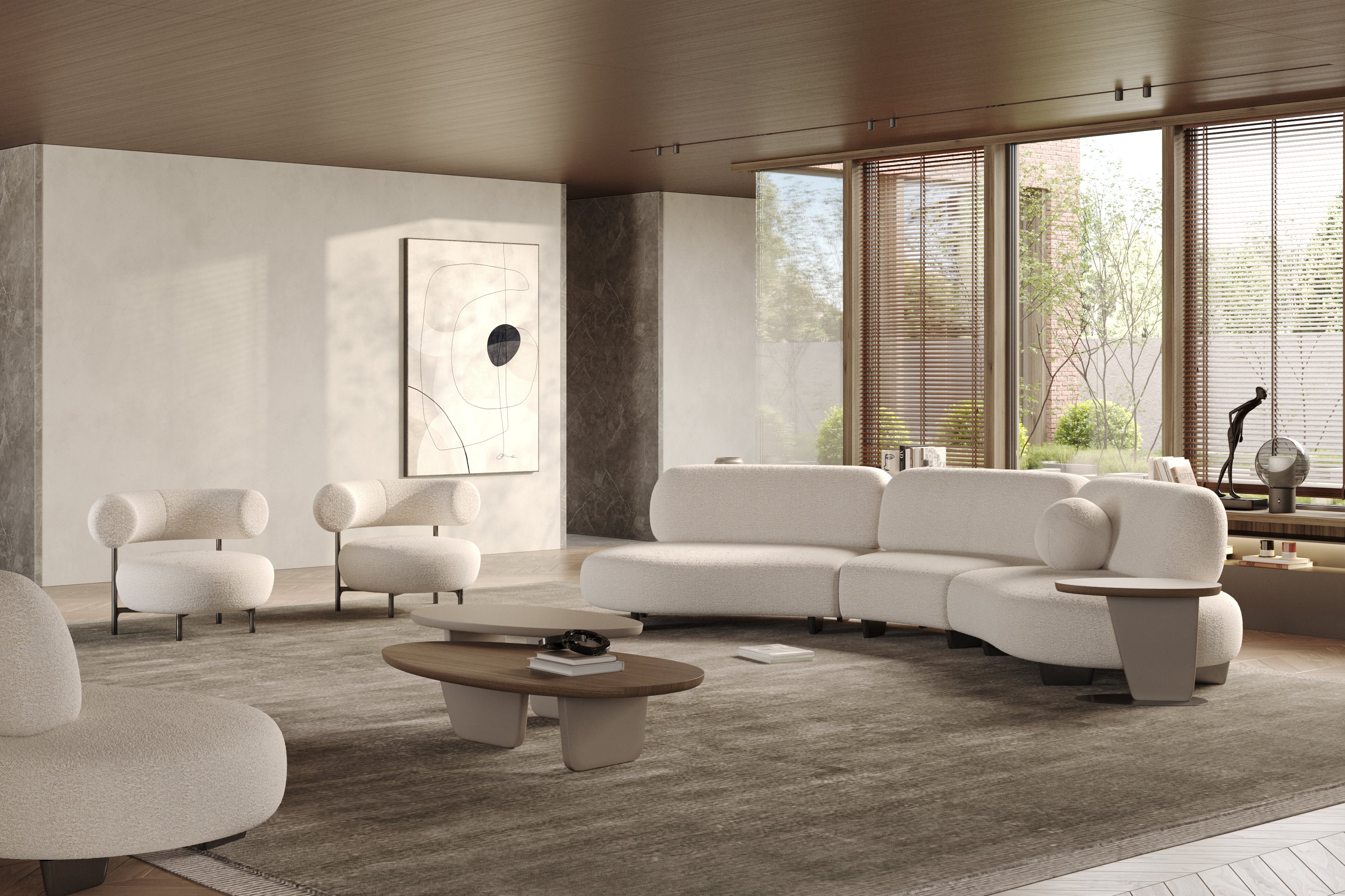 6 модула за модулен разтегателен диван «Bon Bon»