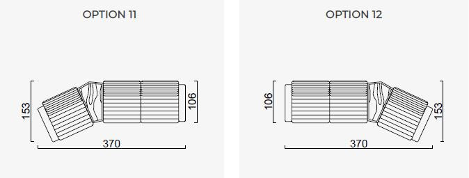 69 готови конфигурации на модулен диван «Heritage»