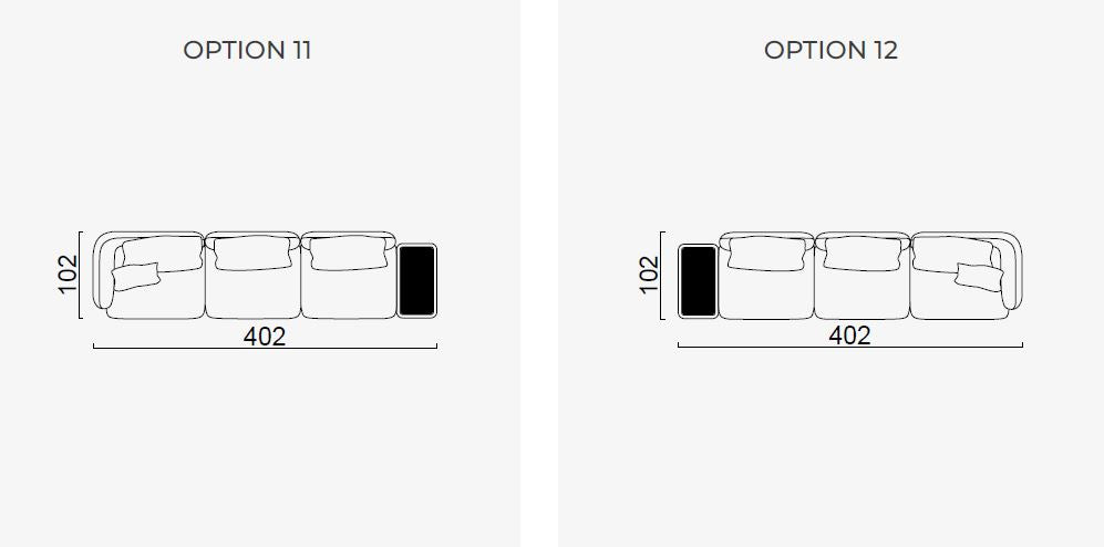 33 готови конфигурации на модулен диван «Lugano»