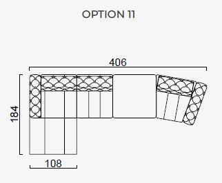 29 готови конфигурации на модулен разтегателен диван «Dallas»