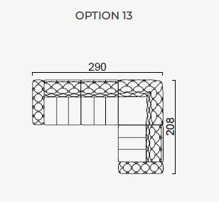 29 готови конфигурации на модулен разтегателен диван «Dallas»