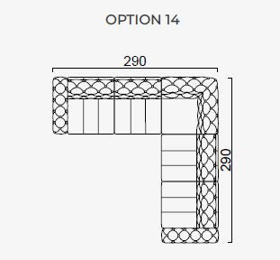 29 готови конфигурации на модулен разтегателен диван «Dallas»