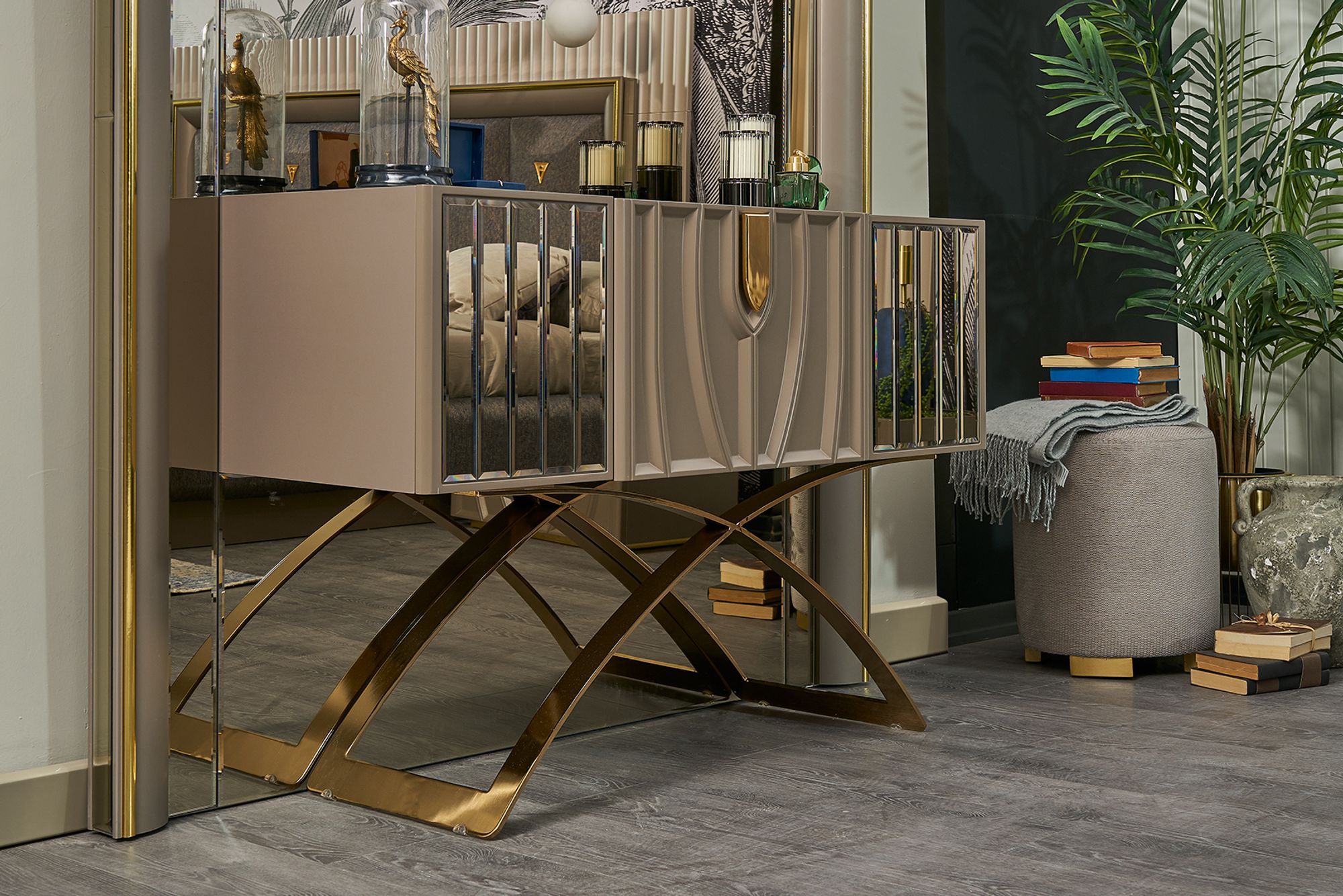 Скрин с огледало Idol Mobilya Vals