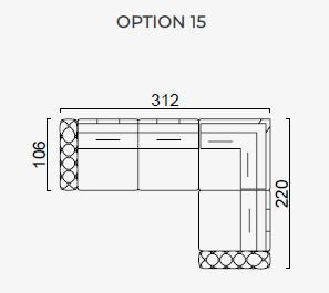 37 готови конфигурации на модулен разтегателен диван «Gallardo»