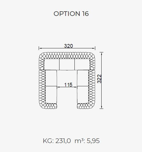 50 готови конфигурации на модулен диван «Aspendos»