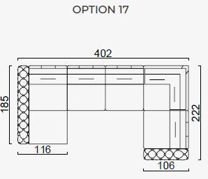 37 готови конфигурации на модулен разтегателен диван «Gallardo»