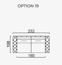 37 готови конфигурации на модулен разтегателен диван «Gallardo»
