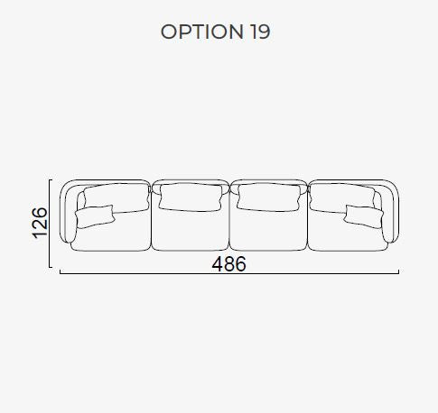 33 готови конфигурации на модулен диван «Lugano»