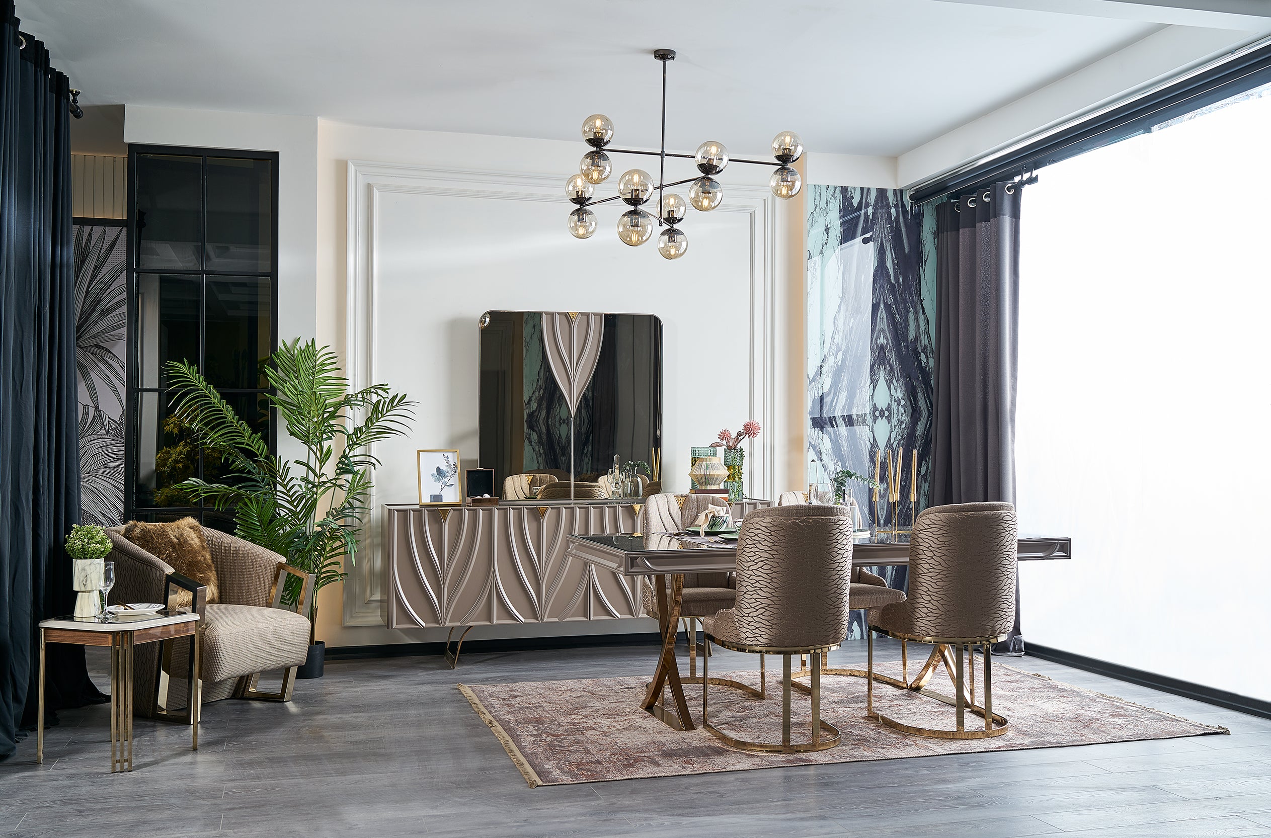 Бюфет с огледало Idol Mobilya Vals