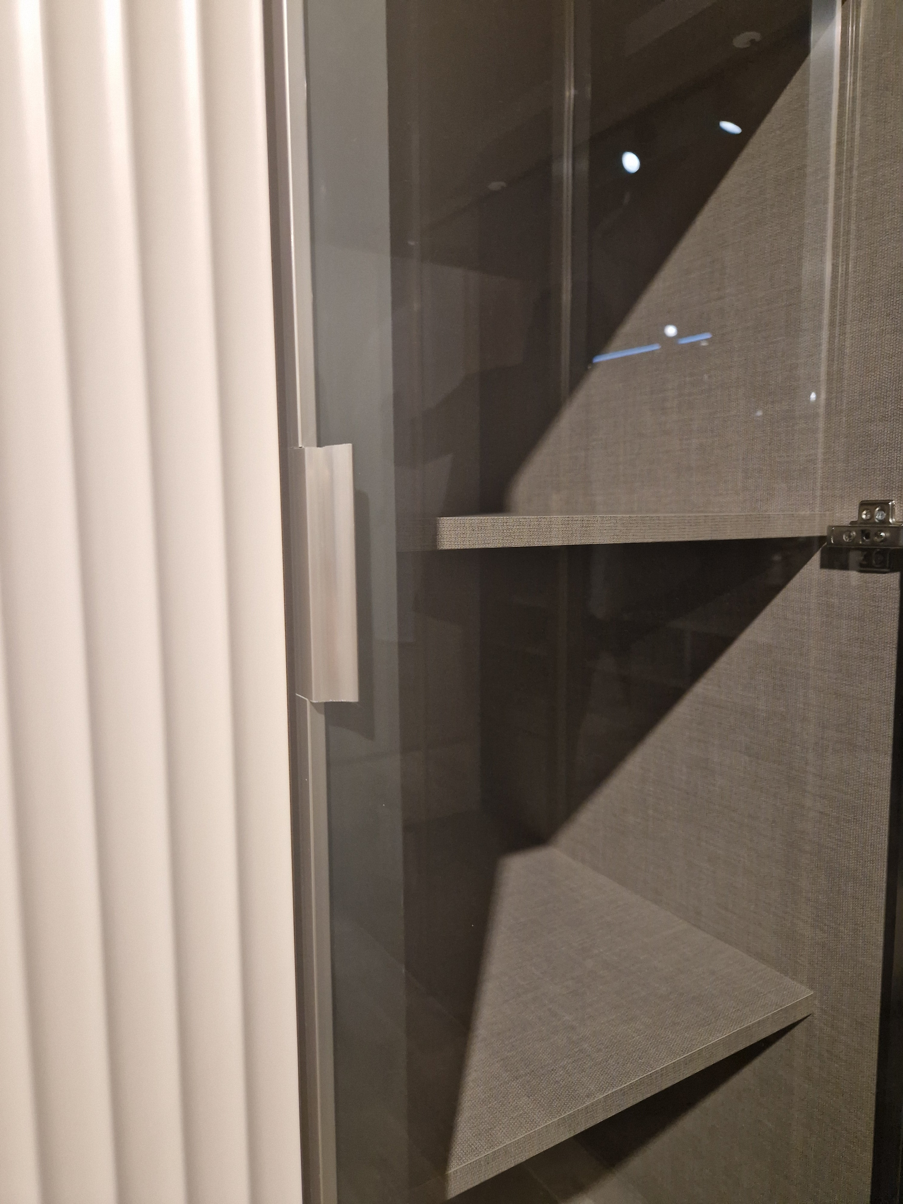 Модулен гардероб «Puzzle» - 8 модула, 10 модела врати, с осветление, стъклени, МДФ, ПДЧ, огледални