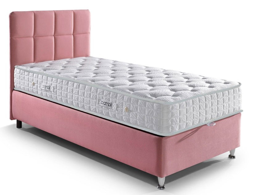 Тапицирана основа за легло «Golden Prime» с място за съхранение, повдигащ механизъм, система за безшумно затваряне