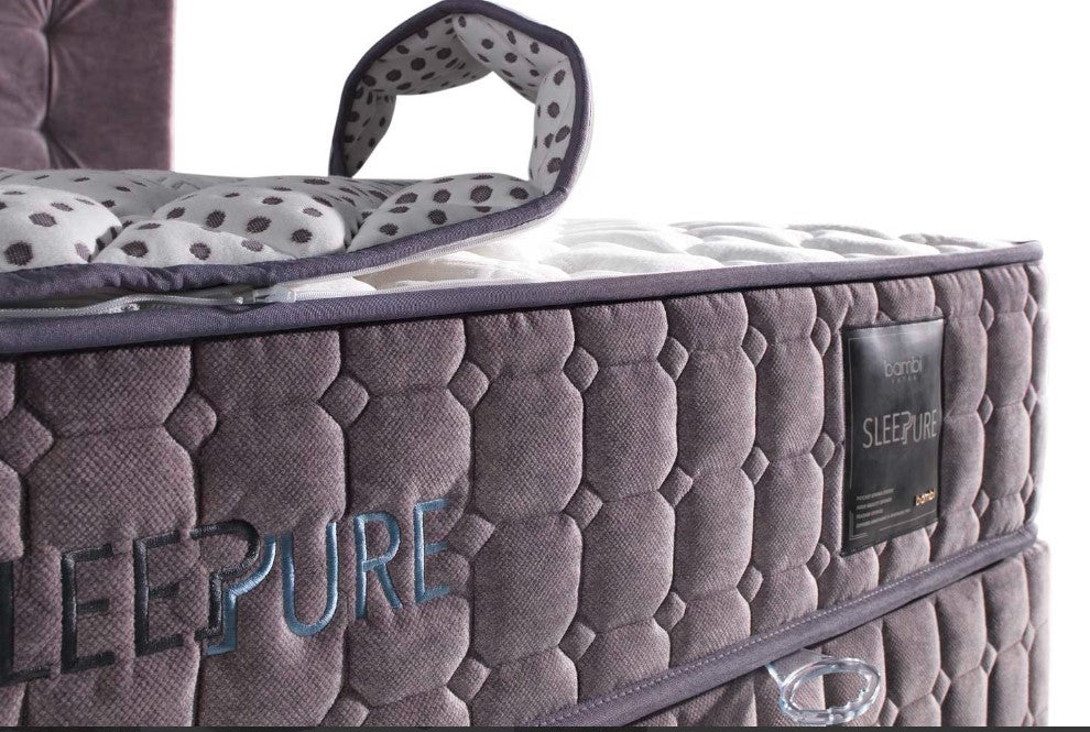 Матрак «Sleepure» + свалящ се калъф, с покет пружинна система, 31 см