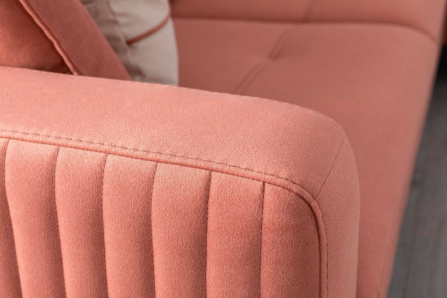 Ъглов разтегателен диван «Galaksi Relax» + електрически механизъм, USB зарядна станция, ширина 305см