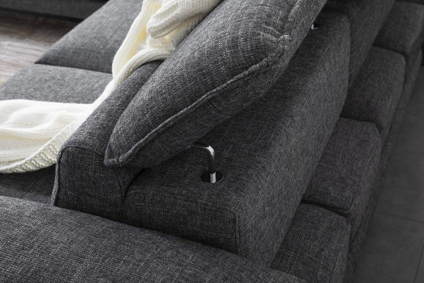 Ъглов диван «Kapadokya Lounge» с подвижни облегалки за глава, ширина 320см