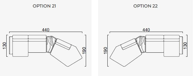 69 готови конфигурации на модулен диван «Heritage»