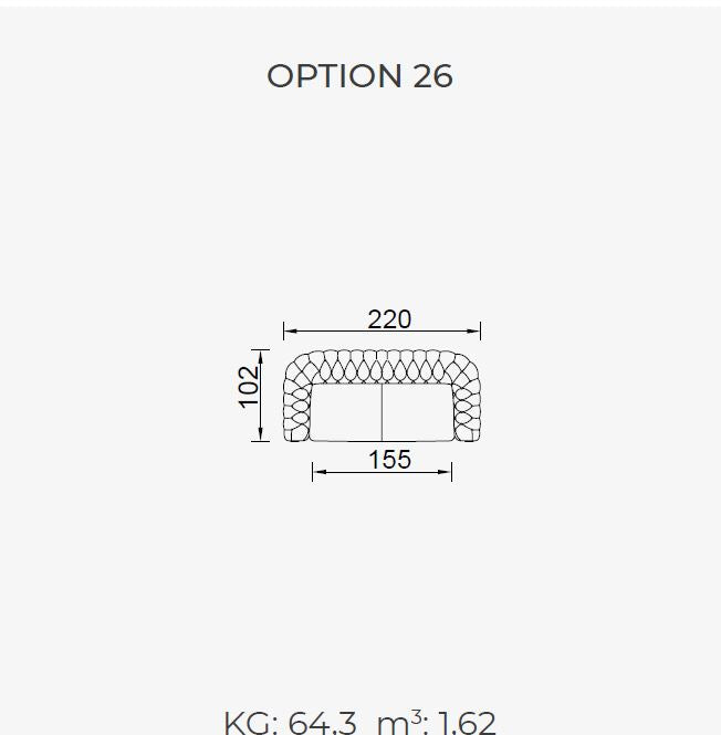 50 готови конфигурации на модулен диван «Aspendos»