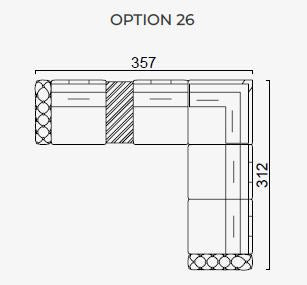37 готови конфигурации на модулен разтегателен диван «Gallardo»