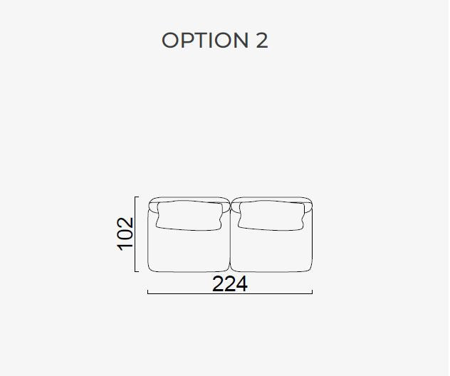 33 готови конфигурации на модулен диван «Lugano»