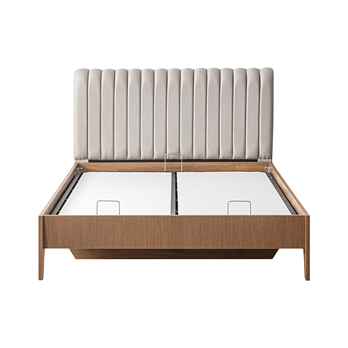 Легло «Wood» с място за съхранение, повдигащ механизъм