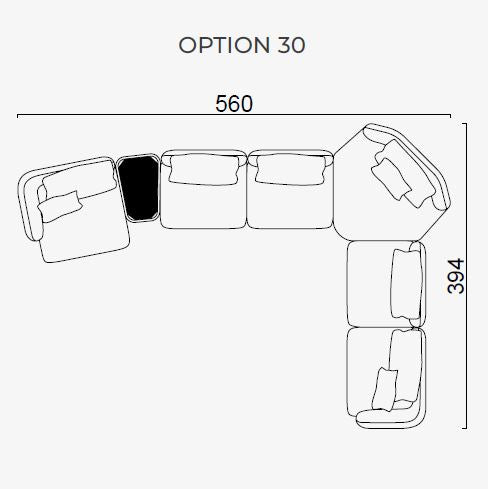 33 готови конфигурации на модулен диван «Lugano»