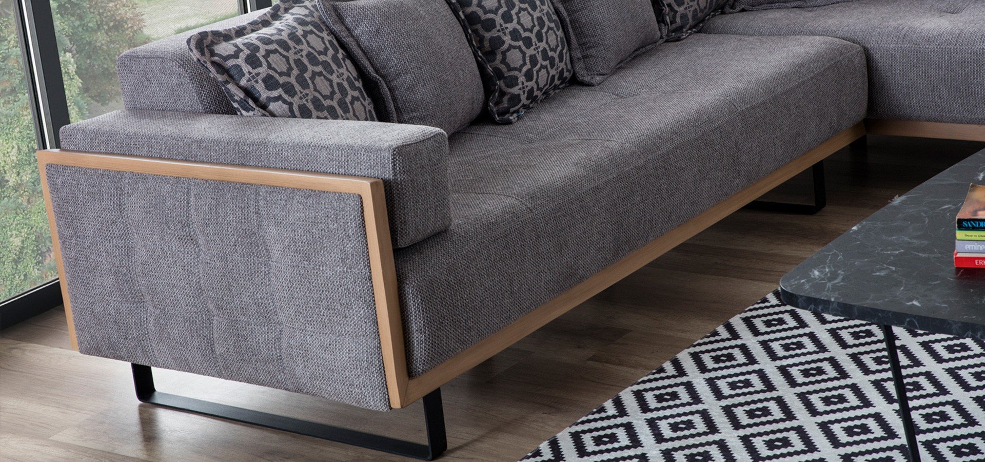 Ъглов диван Gala Mobilya Loft (6599547027652)