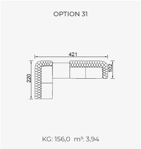 50 готови конфигурации на модулен диван «Aspendos»