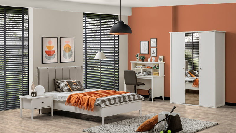 Легло младежко Gala Mobilya Urban Cream 100х200см
