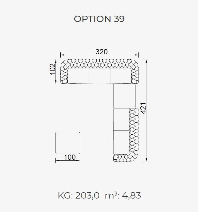 50 готови конфигурации на модулен диван «Aspendos»