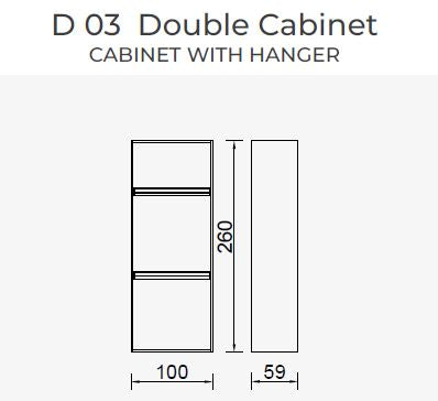 19 конфигурирани модула за гардероб «Alfa» - с осветление, чекмеджета, лостове за закачалки и рафтове