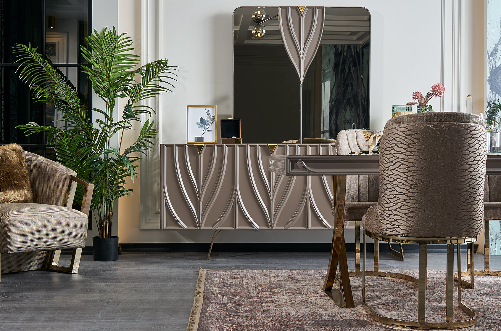 Бюфет с огледало Idol Mobilya Vals