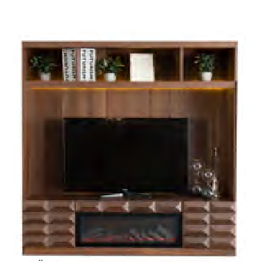 TV секция Muzaffer Diana Walnut