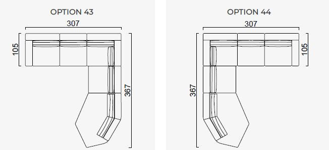 59 готови конфигурации на модулен диван «Loft»