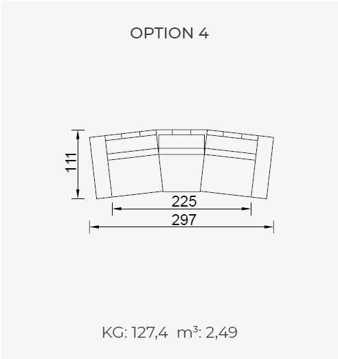 29 готови конфигурации на модулен разтегателен диван «Cavalli»