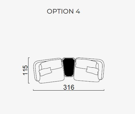 33 готови конфигурации на модулен диван «Lugano»