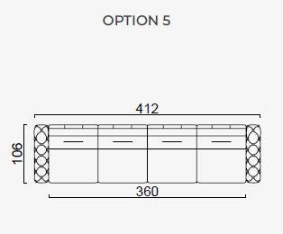 37 готови конфигурации на модулен разтегателен диван «Gallardo»