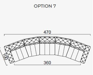 29 готови конфигурации на модулен разтегателен диван «Dallas»