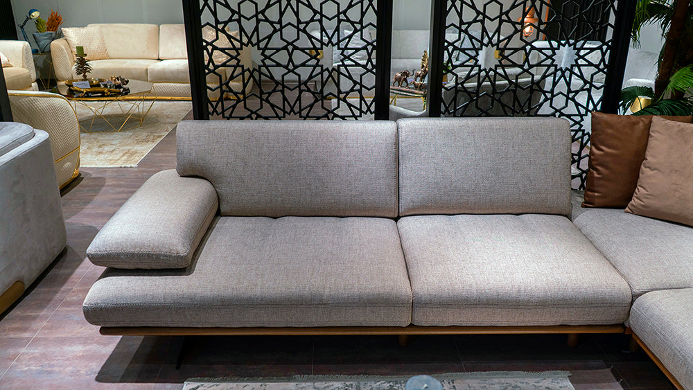 Ъглов разтегателен диван «Rapid Corner» + декоративни възглавници, ширина 310см