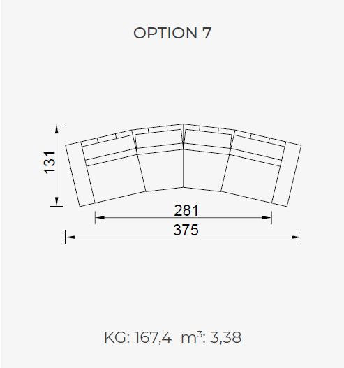 29 готови конфигурации на модулен разтегателен диван «Cavalli»