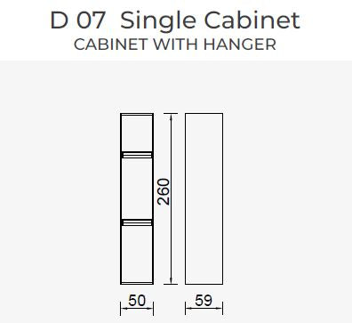 19 конфигурирани модула за гардероб «Alfa» - с осветление, чекмеджета, лостове за закачалки и рафтове